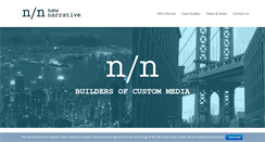 Desktop Screenshot of new-narrative.com